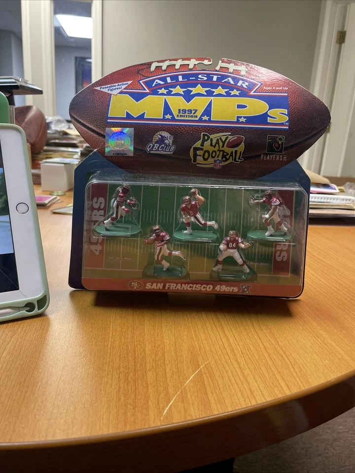 1997 Galoob NFL San Francisco 49ers MVP Figures All-Star Edition Young Rice