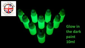10ml Glow in the Dark Paint * Real Photos of Glow Uploaded *  Buy 2 Get 1 FREE - Picture 1 of 2