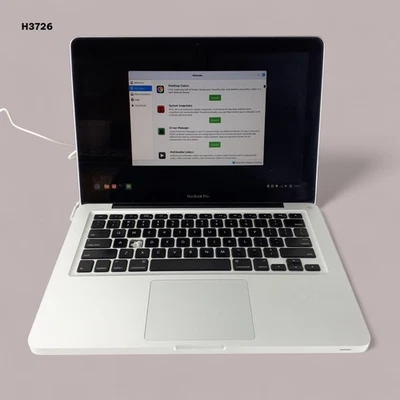Apple MacBook Pro A1278 Core 2 Duo P8600 2.40GHz 4GB 120GB SSD Linux Mint H3726 - Image 1 of 4