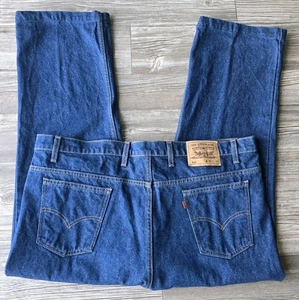 Levi’s 517 Orange Tab vintage uomo 46x30 anni 90 made in USA lavaggio scuro gamba larga - Foto 1 di 15
