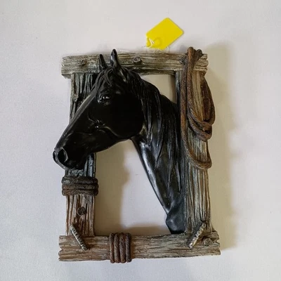 Western Style 3D Horse Picture Frame Wall Hanging Country Farmhouse  - Image 1 of 4