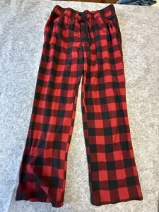 Goodfellow Ropa de Dormir/Ropa de Salón Talla Mediana M Rojo y Negro Buffalo Ck Bolsillos - Imagen 1 de 12