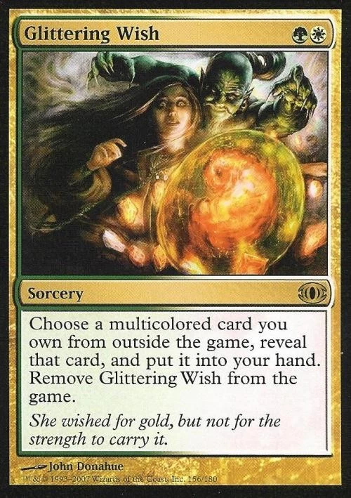 MTG English Glittering Wish NM Foil Futuresight - Image 1 of 1
