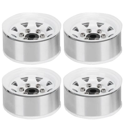 (Weiß) 4 Stück 1.55 Zoll RC-Felgennabe Universal RC-Radnaben Für Axial AX900 UR - Bild 1 von 4