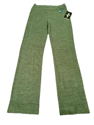 全新 SKETCHERS Go Walk 喇叭裤 女式 中号 高腰 Lt. 绿色口袋 — 第 1/4 张图片
