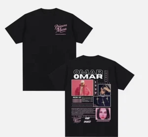 Omar Courtz Primera Musa Álbum Gira Mercancía Camiseta Hombres Mujeres Ropa Hip Hop - Imagen 1 de 9