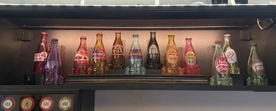 Bethesda Fallout Nuka Cola Wild, Cranberry & Cherry Glass Bottle + Caps Set - Image 1 of 4