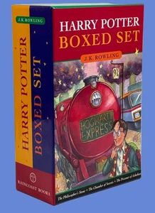 Harry Potter Raincoast Hardcover 3-Book Boxed Set – Books 1–3 – Canadian Edition - Picture 1 of 9