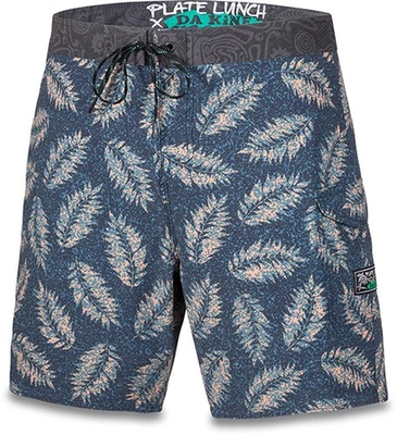 Dakine Hombres Plato Almuerzo 18" Boardshorts Talla 32 Palmas Board Shorts Nuevo Foto 1 de 2