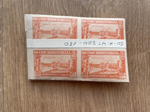 IBERMONEDA| España. Serie Ibero Americana 20ctms. Urgente x 200 en bloques MNH - Picture 1 of 2