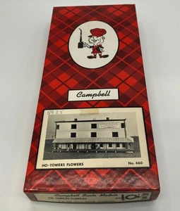 Campbell Scale Models 460 HO Scale Towers Flowers Crafstman Building Kit - Picture 1 of 2
