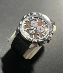 CITIZEN Promaster CB5036-10X Eco Drive Nero x Argento E660 Testato 105g 12,6mm - Foto 1 di 7
