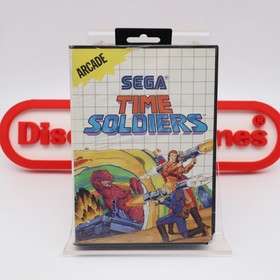 SMS / Sega Master System TIME SOLDIERS - NEW & Factory Sealed with Tube Seal!