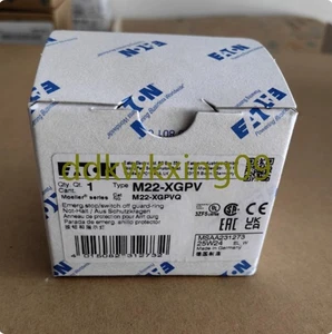 1 PIEZA NUEVA EATON Botón de parada de emergencia cubierta protectora semicircular M22-XGPV - Imagen 1 de 4