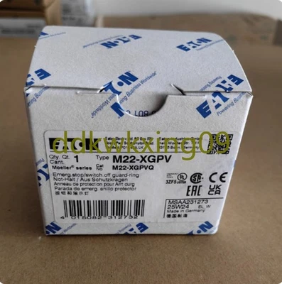 1PCS NEW EATON  Emergency stop button semi-circular protective cover M22-XGPV - Image 1 of 4