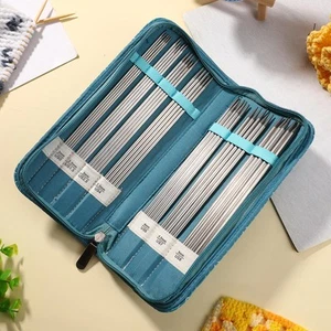 Crochet Hooks Knitting Bag Empty Storage Bag Women Gift Compact Multifunctional - Picture 1 of 7