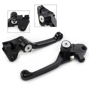 Pivot Brake Clutch Levers Fit KAWASAKI KX250F/450F KX 250F KX 450F KX250 2PCS BK - Picture 1 of 9
