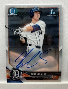 2018 Bowman Draft Chrome  Kody Clemens #CDA-KC Auto 1st Bowman A-B6 - Picture 1 of 2