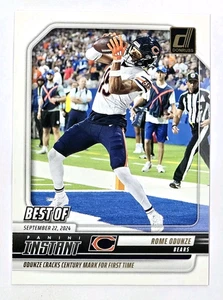 Panini Donruss Rome Odunze 2025 Best Of Instant Chicago Bears #INS-ROD - Imagen 1 de 2