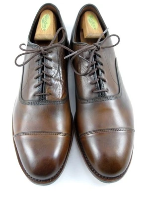 NEW Allen Edmonds  "PARK AVENUE" Cap-Toe Oxfords 11 D Chili Made in USA (688N) - Image 1 of 4