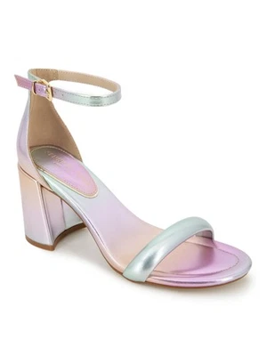 Sandalia KENNETH COLE NEW YORK Mujer Rosa Gradiente Luisa Tacón Acampanado Abierto 5 M Foto 1 de 4