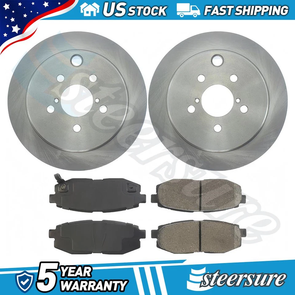 Kit de pastillas de freno trasero y rotor para Subaru Forester 2014 2015 2016 2017 2018 2,0 L H4 Foto 1 de 1