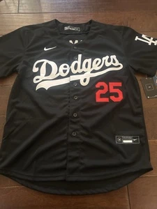 Tommy Edman Adult Black Dodgers Jersey Size Large - Picture 1 of 2