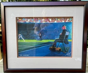 The Linesman Tennis Official Judge LIMITED PRINT 114/150 by Jeff Leedy Framed - Picture 1 of 8
