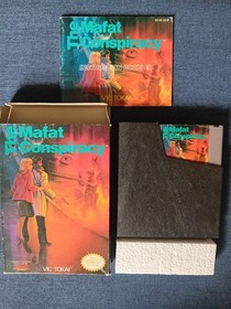 The Mafat Conspiracy (Vic Tokai, 1990) NES Game w/ Box & Manual ~ Tested, Works