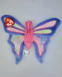 MINT RARE 1999 Ty Beanie Baby Flitter Butterfly ERRORS Mwmt Mq Collectible - Picture 1 of 15