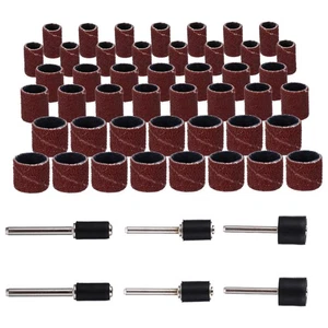 51 Pcs Sanding Head Drill Drum Attachment for Sleeve Sandpaper Band - Picture 1 of 12