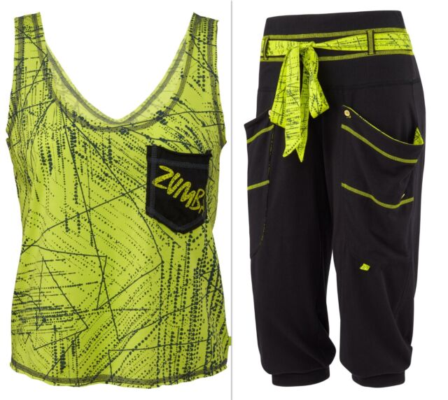  Zumba Fitness LLC Women's Let Loose Flare Capri