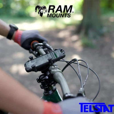 RAM Bike Handlebar Phone Mount RAP-460-UN7U iPhone 14 14Pro & 15Pro Galaxy S23 - image 1 of 4