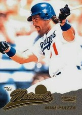 1996 Pinnacle #138 Mike Piazza Los Angeles Dodgers HOF