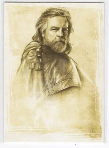 Star Wars The Last Jedi 2017 ilustrado #SWI6 Luke Skywalker - Imagen 1 de 2