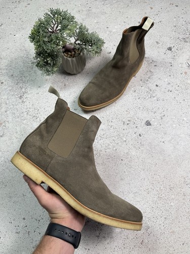 Stivali Chelsea Common Projects scamosciati taglia 45 US 12 beige