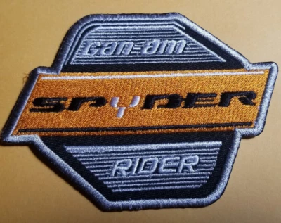 THEPATCHGUY Can-Am Spyder Rider Embroidered Patch worldwide approx 3 x 4"