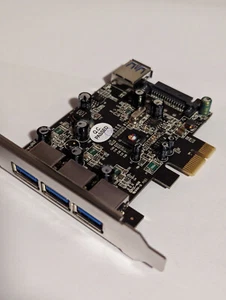 SIIG Legacy & Beyond JU-P40611-S2 Superspeed DP 4 Ports PCI-e to USB 3.0 High Pe - Bild 1 von 3