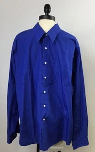 Mens Blue XL Van Heusen Dress Shirt - Picture 1 of 2