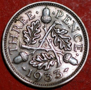 1933 Great Britain 3 Pence KM# 831 - Picture 1 of 2