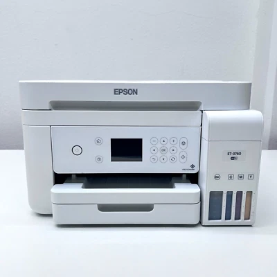 EPSON ECO TANK ET-3760  PRINTER/ CONVERTED SUBLIMATION READY- TANK 75% INK - Image 1 of 4