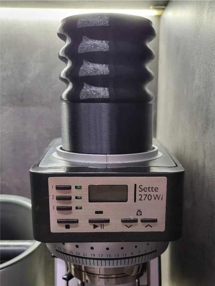 3D print PLA single dose hopper and TPU bellow for Baratza Sette 270 wi 30 - Image 1 of 3