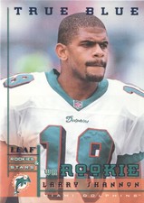 1998 Leaf Rookies & Stars Football True Blue #215 Larry Shannon