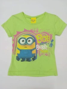 MAGLIETTA MINIONS BIMBA 3-4-5-6-8 ANNI - Picture 1 of 21