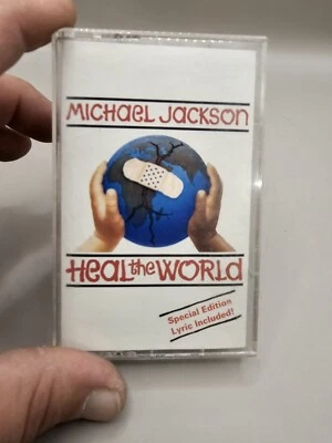 Michael Jackson ‎– Heal The World CASSETTE - Image 1 of 3