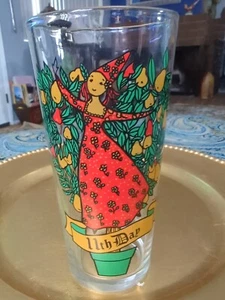 12 Days of Christmas Trinkglas 11. Tag 16 Unzen - Bild 1 von 5