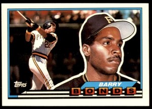 1989 Topps Big Barry Bonds #5 2 Pittsburgh Pirates