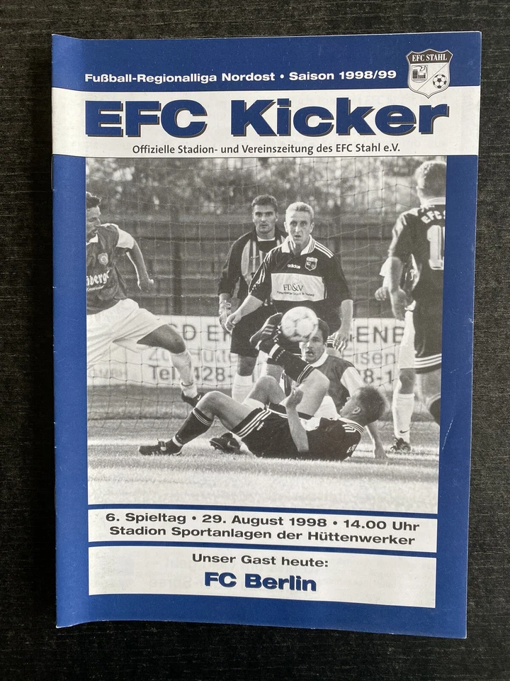 RL 98/99 Eisenhüttenstädter FC Stahl - FC Berlin, 29.08.1998 - Bild 1 von 1