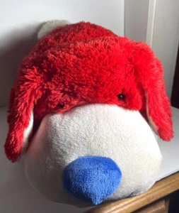 Pillow Pet Pee-Wees 2010 Limited Edition USA Red White and Blue Puppy 19.5"x18.5 - Picture 1 of 9