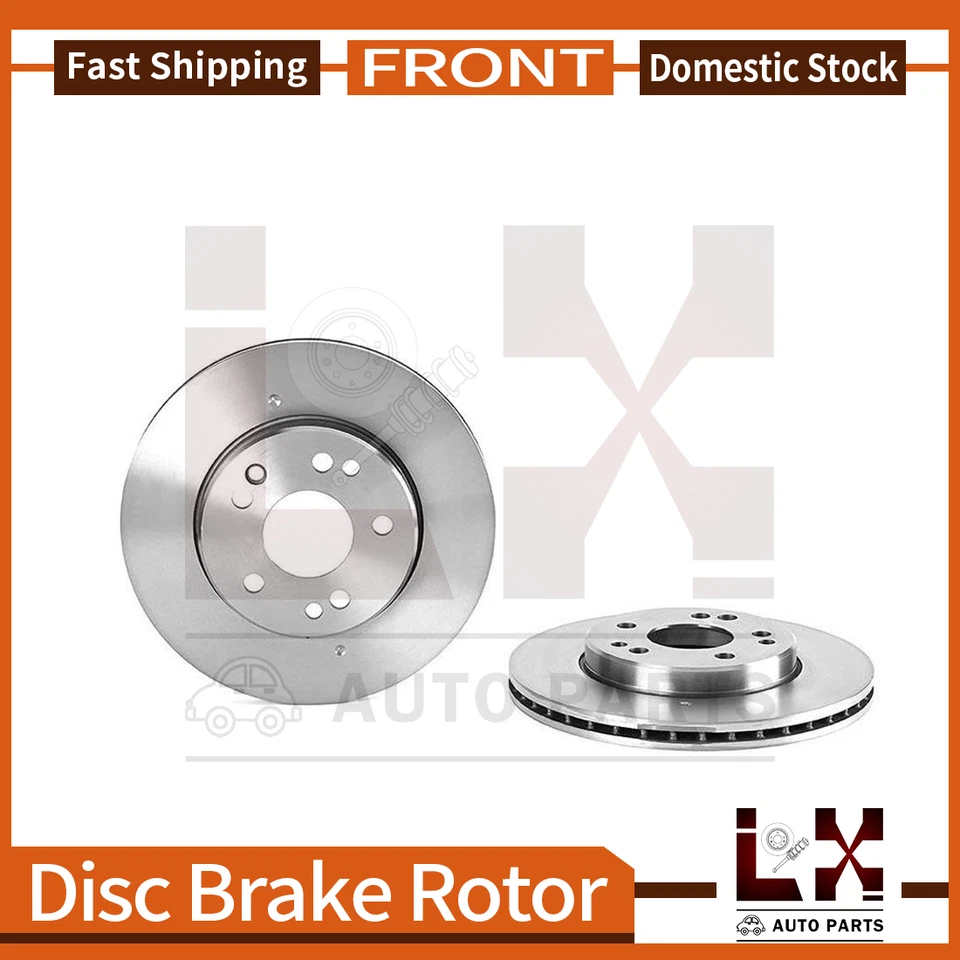 Juego de rotores de freno delanteros Brembo para 1986 1987 1988 1989 Mercedes-Benz 560SL Foto 1 de 4